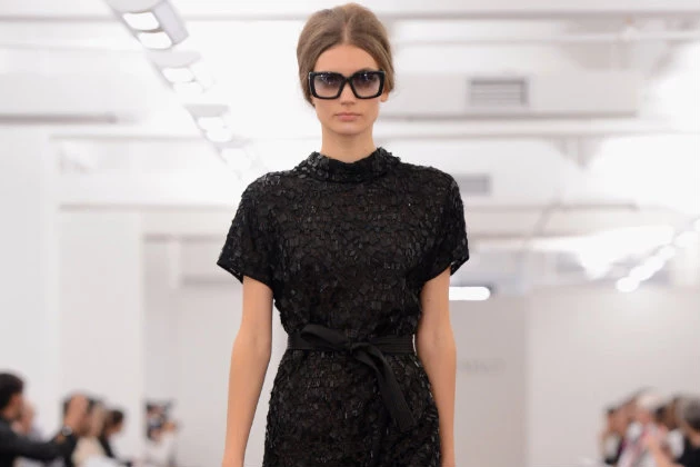 A model walks the runway at Mercedes Benz Fashion Week in New York September 9, 2012